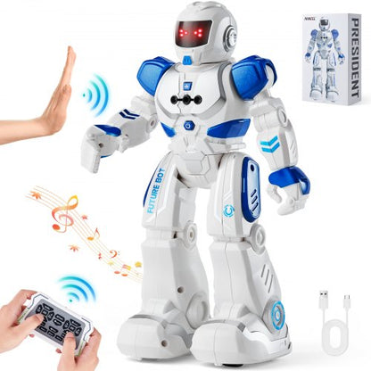 RC Robot Toys for Kids, Gesture Sensing Programmable Remote Control Smart Robot, Interactive Walking Singing Dancing Robot for Age 3 4 5 6 7 8 10 12 Year Old Boys Girls Birthday Gift Present