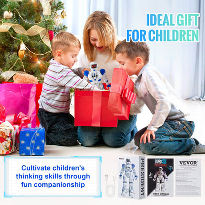 RC Robot Toys for Kids, Gesture Sensing Programmable Remote Control Smart Robot, Interactive Walking Singing Dancing Robot for Age 3 4 5 6 7 8 10 12 Year Old Boys Girls Birthday Gift Present