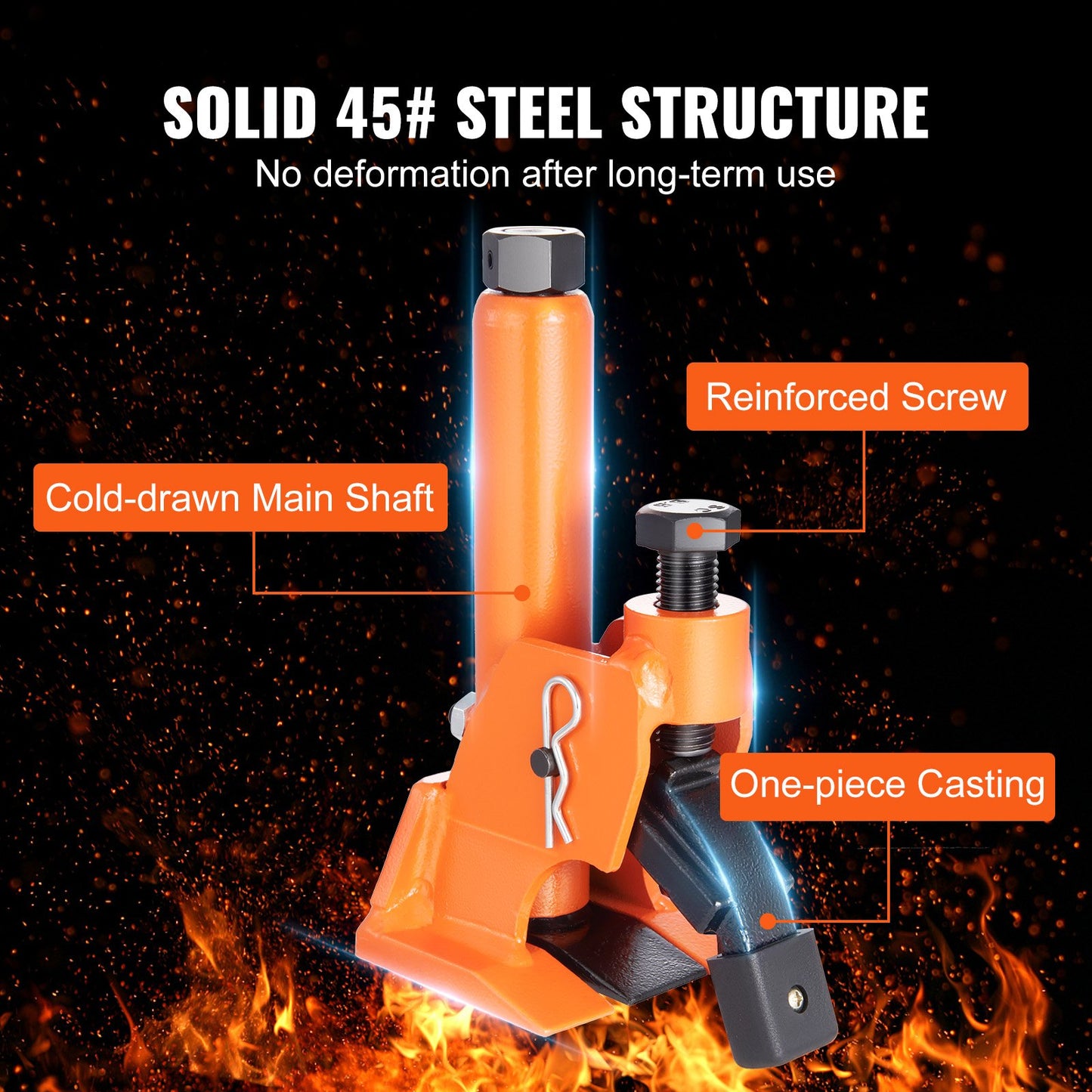 Manual Tire Bead Breaker, 96.5-106.7 mm Tires Changer Tool with Rubber Pad, Protect Aluminum Alloy Hubs, Easy-Operated Tire Repair Tool for ATVs/UTVs, Tractors, Trucks, Cars, Heavy Duty Tires