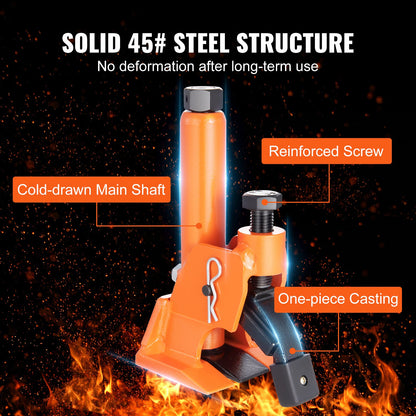 Manual Tire Bead Breaker, 96.5-106.7 mm Tires Changer Tool with Rubber Pad, Protect Aluminum Alloy Hubs, Easy-Operated Tire Repair Tool for ATVs/UTVs, Tractors, Trucks, Cars, Heavy Duty Tires