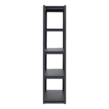 Förvaringshyllor, 1360 kg, 5-vånings garageförvaringshyllor, 48 cm D x 122 cm B x 182 cm H Justerbara metallhyllor för garagehyllor Verktygshylla, Perfekt för kök, lager, källare, Svart