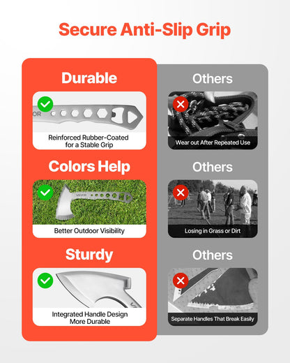 Kastyxor och tomahawker, 3-pack yxyxor och 3-pack knivar, kastprodukter, handtag med skiftnyckel och flasköppnare, rostfritt stål, svart nylonslida, för tävlingar i fritiden