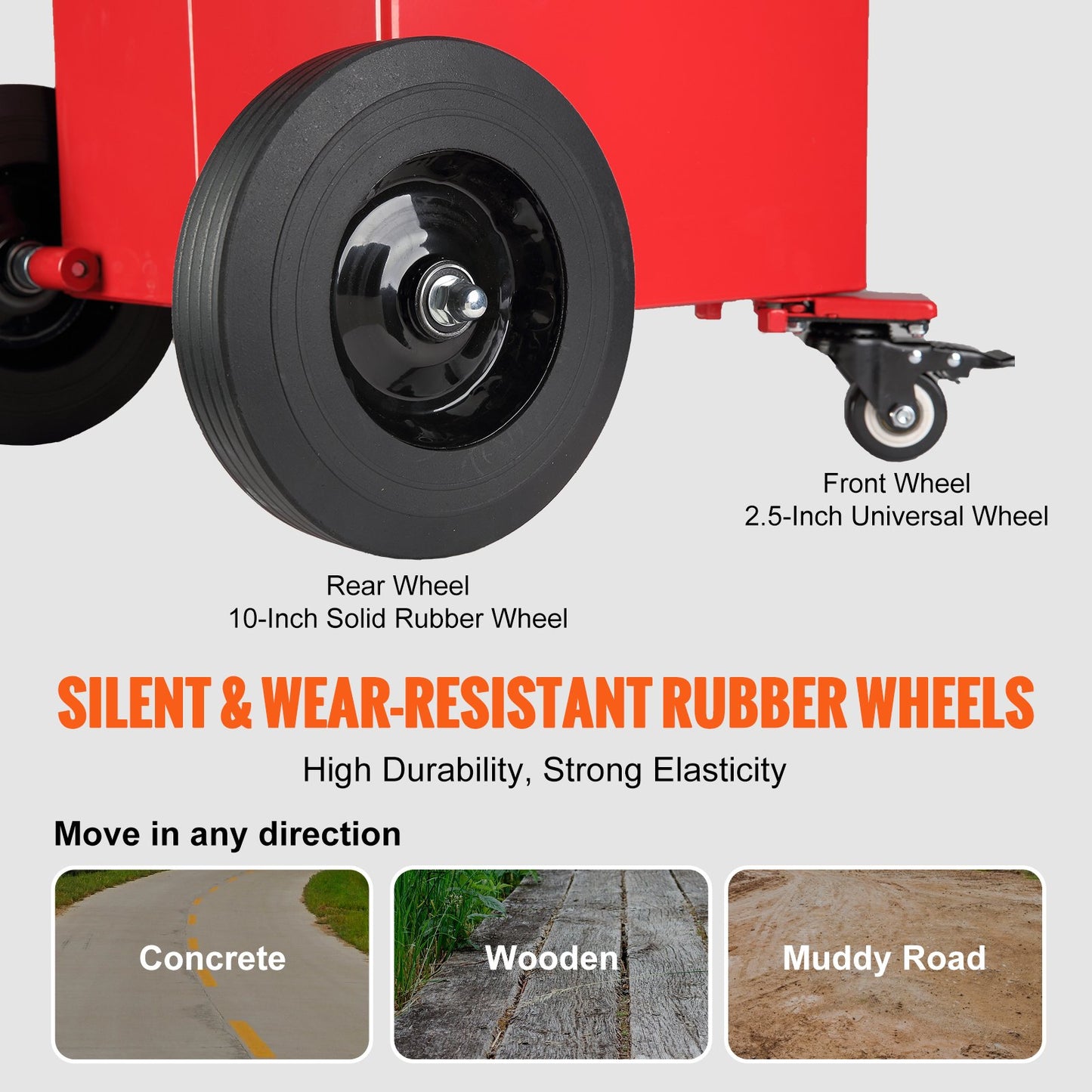 30 gallon dieselcaddy, 23,5 l/min, 180 W bärbar lagringstank med elektriska pumphjul, dieselöverföringstank för bränslepåfyllning