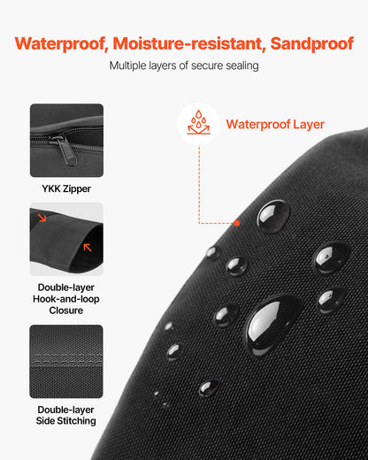 Workout Sandbag, Heavy Duty Workout Power Bags with Handles, 23-56 kg Adjustable Slam Bag for Fitness Strength Weight Training Cross-Training, Home Gym Exercise, Black (Unfilled)