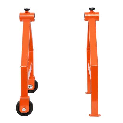 Trådrullställ, 100 kg / 220 lbs lastkapacitet, bärbar kabelhållare, flyttbart trådställ med hjul, spolhållare, upp till 759 mm / 29,9 tum diameter, för elektrisk industriell och detaljhandelsanvändning, arbetseffektivitet