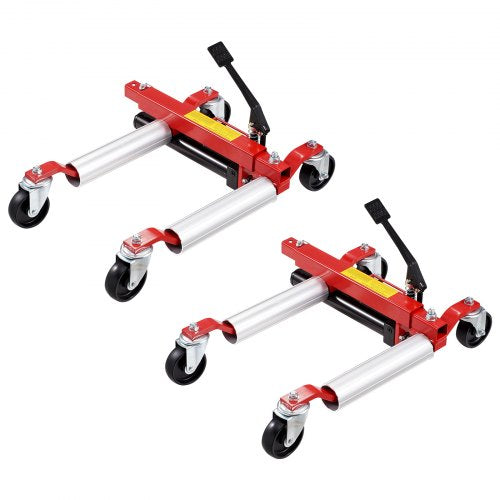 Wheel Dolly, Max Capacity 1500 Lbs Car Dolly, Car Jack Dolly Lifter with 360° Rotatable Wheels, Heavy Duty Vehicle Positioning Hydraulic Tire Jack, for Vehicle Car Auto Repair Moving, Set of 2