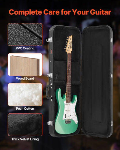 Electric Guitar Hard Case 1095 mm (43.11 in) With Lock And Key for Electric Guitar