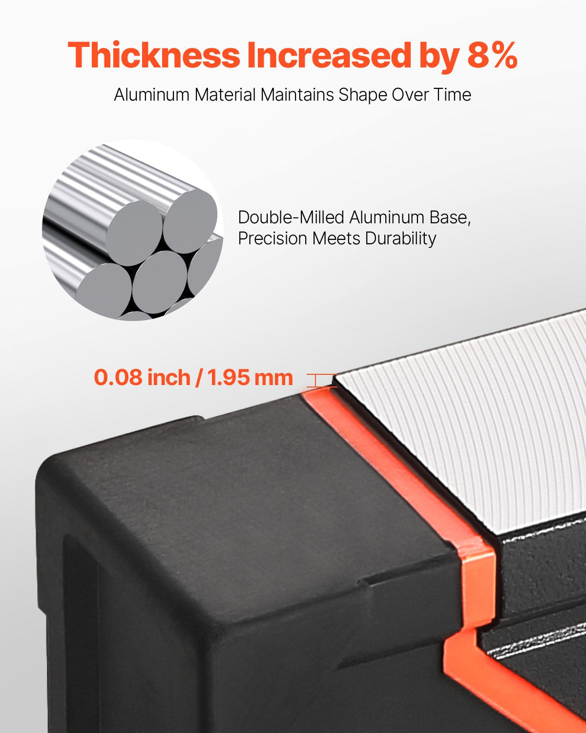 4-delat torpedvattenpass, 48/24/16/10 tums magnetiska vattenpass-set, fluorescerande ljusbubbelampuller med linjal för 45/90/180 grader, magnetisk vattenpassverktyg i aluminiumlegering, SAE- och metrisk skala