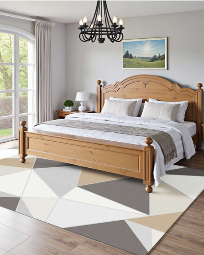 Area Rug, 5 x 7 ft Large Washable Rug, Non-Slip and Tear-Resistant Soft Carpet, Pet & Child Friendly Modern Area Rugs, Indoor Mat for Bedroom, Living Room, Kids Room, Entryway, Charcoal Gray