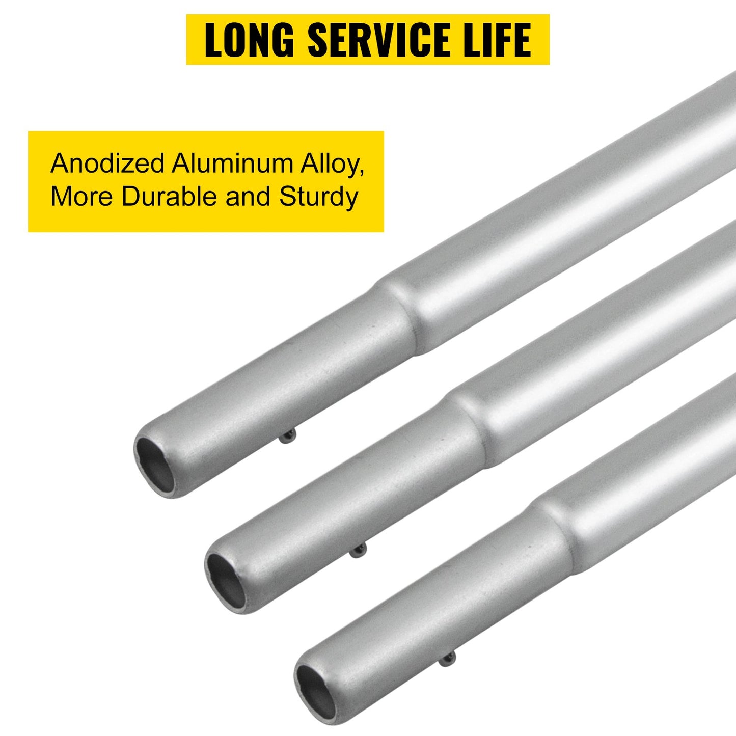 Reklamflaggstång, 10 x fjäderflaggpaket med markspett, 16 fot vindlösa flaggstångsset med markmonteringsstång, 6 st Swooper-flaggstångskit, skyltflagga för företagsbutiker