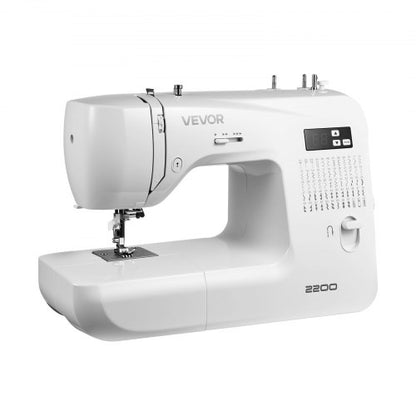Computerized Sewing Machine, 60 Stitch Applications, with LED Screen, Foot Pedal and LED Light, Heavy-Duty Metal Frame, Digital Sewing Machine with Powerful Motor for Crafts and Mending