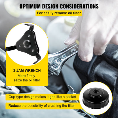 Oljefilterhylsnyckelsats, 30-delars oljefilternyckelsats, Robust oljefilterhylsa i stål, 3/8" oljefilterhylsa, Lågprofils oljefilterhylsnyckelsats för enkel åtkomst, Oljefilternyckelsats