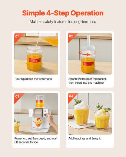 Snöflinge-ismaskin, 40 kg/24 timmar snöflinge-ismaskin, ismaskin med rostfritt stålblad, elektrisk snökonsmaskin med 1,8 liters tank, 90 sekunders snabb förkylning, för hemmet och små sammankomster