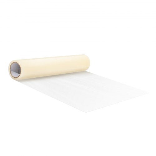 Carpet Protection Film, 24" x 50' Floor and Surface Shield with Self Adhesive Backing & Easy Installation, Polyethylene Adhesive Car Mat Protector Roll for Construction & Renovation
