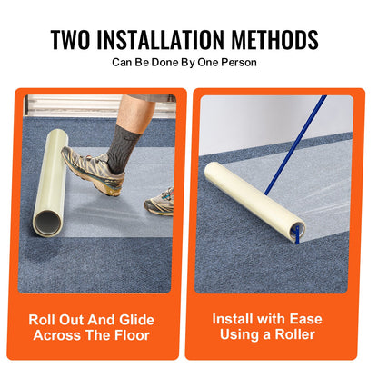 Carpet Protection Film 91.4cm x 61m Self Adhesive Car Mat Protector PE