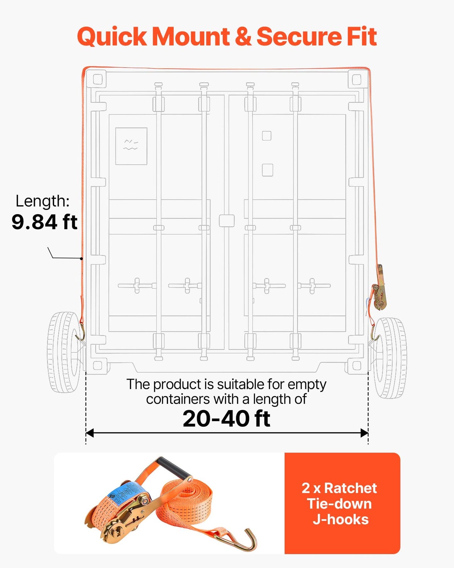 Hjul för fraktcontainrar med 6 hjul, axel för kraftig fraktcontainrar med spärrhake - kan flyttas 6–12 m, säker transport för docka, lager, byggarbetsplats, svart