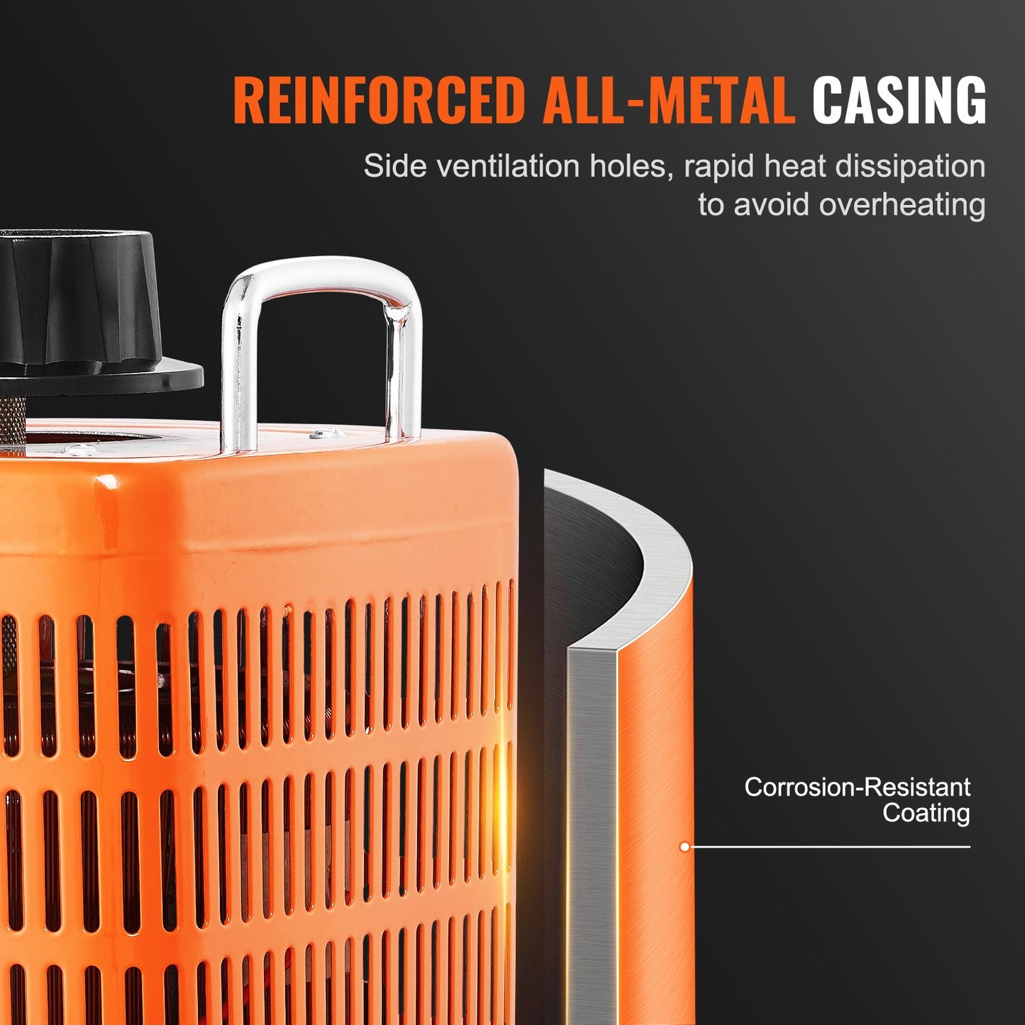 2000VA Auto Variable Voltage Transformer, 6.6 Amp, 230V Input 0-300V Output AC Voltage Regulator, with LCD Display 4 Extra Fuses Thermal Control Switch for Home Industrial Office, CE-Certified