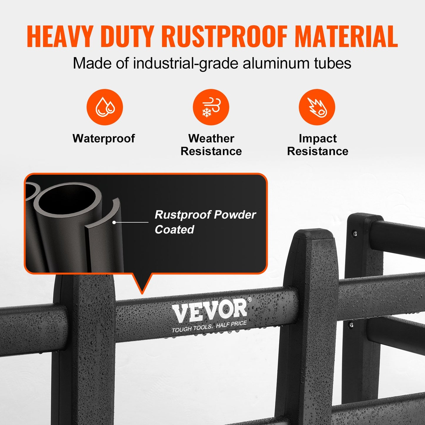 Truck Bed Extender, Aluminum Retractable Tailgate Extender, 141-173 cm, Fits for Ford Super Duty, F150, Dodge Ram 1500/2500/3500, Toyota Tundra, Nissan Titan, Chevrolet Silverado, GMC Sierra