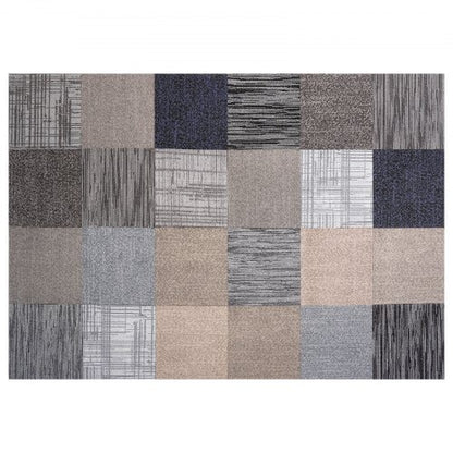 Återanvändbara mattplattor 508 x 508 mm, 24 st. modulär matta fyrkantig, mjuk vaddering för kommersiellt golv för sömlöst överdrag 6,2㎡, enkel gör-det-själv-ersättning för vardagsrum sovrum kontor inomhus, flerfärgad
