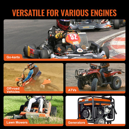 Drive Clutch, 2-8HP Engine, 2000 RPM High-Strength Drive Clutch with Asymmetric Designed Wheels & Robust Rubber Belt, Sturdy & Durable Clutch with Full Accessories, Fit for Various Engines