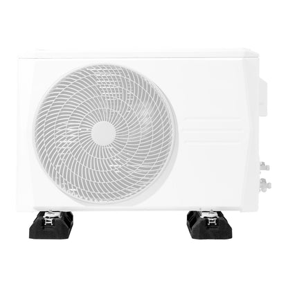 Golvmonteringssats för minisplit-luftkonditioneringssystem, golvmonterad markplatta för 9000-36000 BTU AC-värmepumpsystem, kraftiga antivibrationsdynor i gummi, maxbelastning 1000 kg