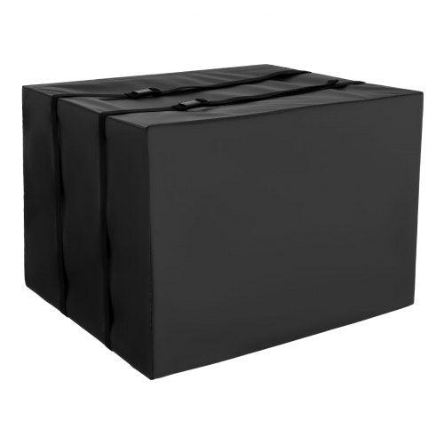 Air Conditioner Cover, 530 x 400 x 380 mm Ac Cover for Air Conditioning Unit, Double-Layer, Waterproof Polyester Fabric, Adjustable Shoulder Strap, Universal Size for Outdoor Outside