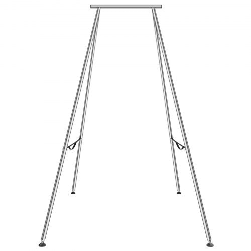Aerial Yoga Frame, 2.9 m Height Yoga Swing Stand, Max 250 kg Load Chrome-Plated Steel Pipe Inversion Yoga Swing Stand Yoga Rig Yoga Sling Inversion Equipment for Indoor Outdoor Aerial Yoga