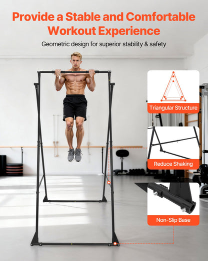 Yoga Stand Frame, Max 200 kg Load Swing Stand, Triangular Structure Yoga Aerial Rig, Aerial Silk Stands with EVA Foam, 4-Level Horizontal & 6-Level Vertical Adjustment, Multi-Functional