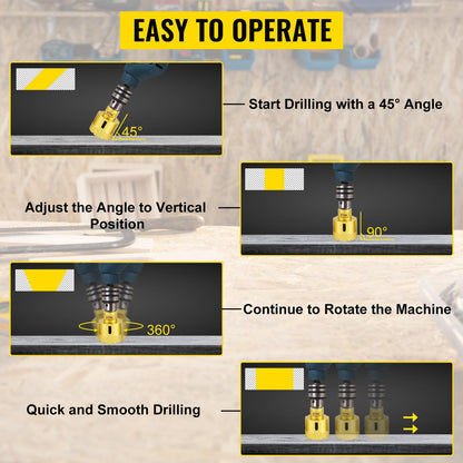 Diamond Holesaw Set 6 PCS Diamond Drill Bits Set with 20mm-68mm Diamond Drill Bits for Ceramic Tile Marble