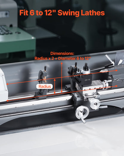Snabbväxlingsverktygsstolpe, 8 delar, inkluderar svarvhållare, kilformad verktygsstolpe med tillbehör till svarvverktygshållare, passar för minisvarv och metallsvarv 152–305 mm (6"–12") sväng, hållbart stålmaterial