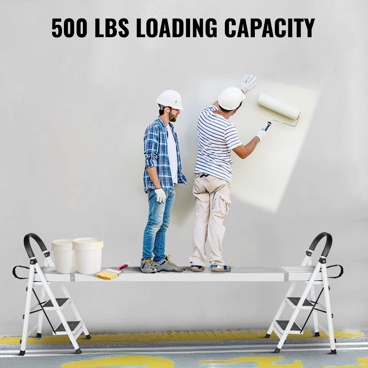 Aluminum Work Plank Telescoping 6-9 ft/1.8-2.7 m 500 lb/226.8 kg Capacity Scaffold Plank