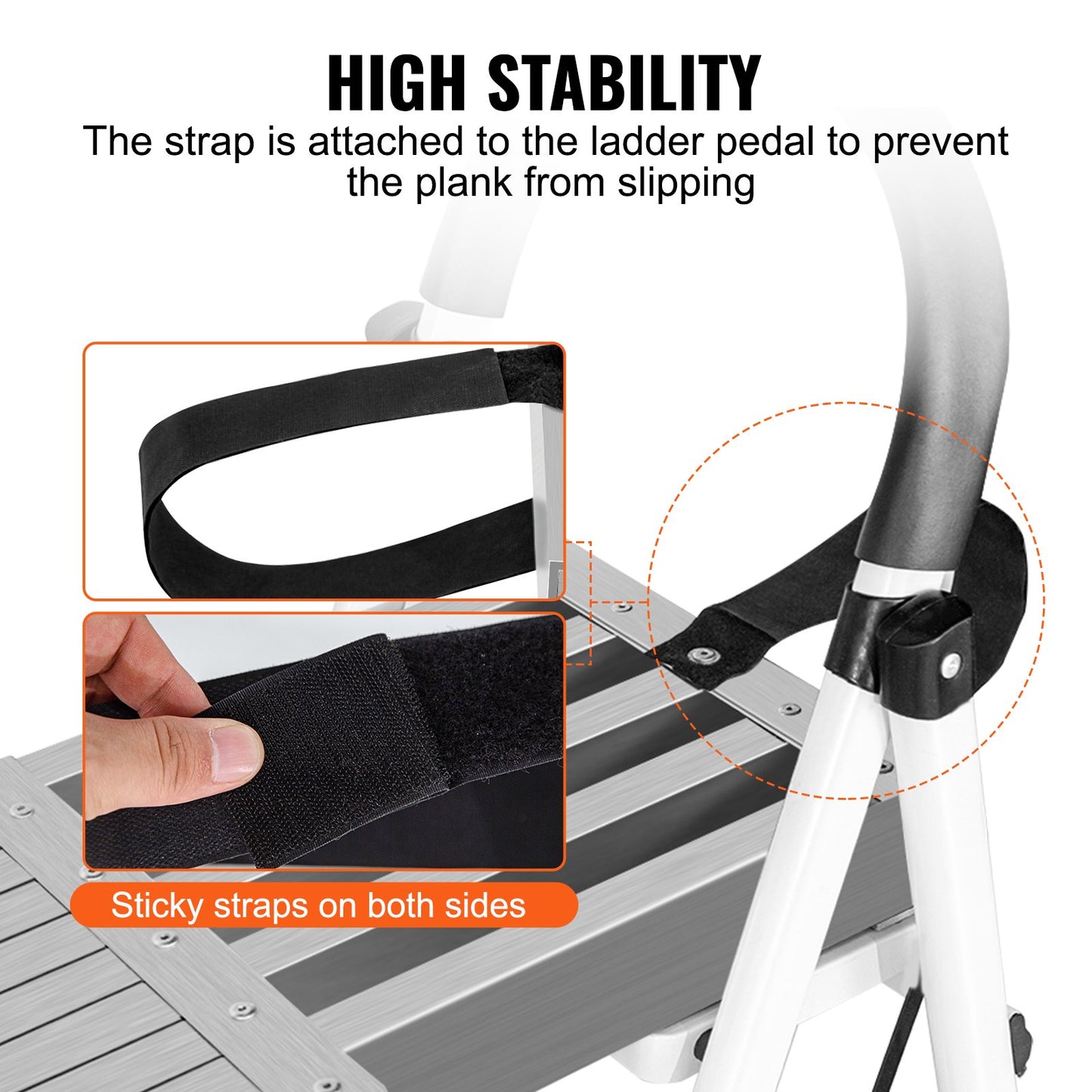 Aluminum Work Plank Telescoping 6-9 ft/1.8-2.7 m 500 lb/226.8 kg Capacity Scaffold Plank