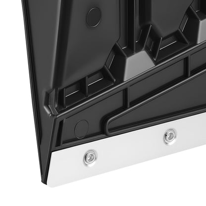 Snöskyffel för uppfart, 45,5 cm bred snöskyffel med D-formade handtag, halkfritt grepp, snöplogsskyfflar med stor kapacitet, lätt snöborttagningsverktyg för trädgård, bil, camping, utomhusbruk