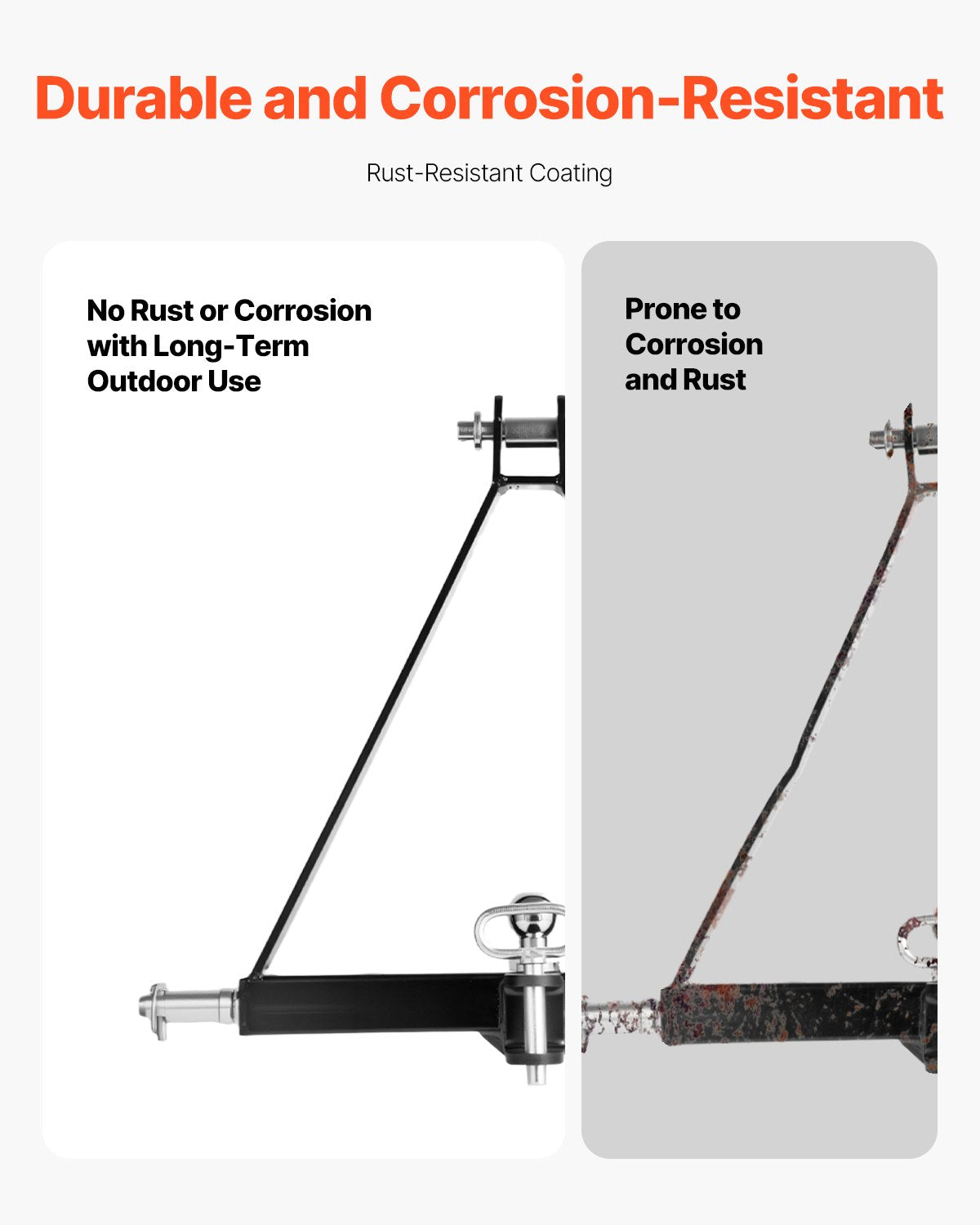 3 Point Hitch Receiver with 2 in Receiver, 3pt Quick Hitch Attachment, 6,000 lbs Capacity, Heavy Duty Tractor Tow Drawbar Adapter, Compatible with Kubota, Mahindra, John Deere, Massey Ferguson