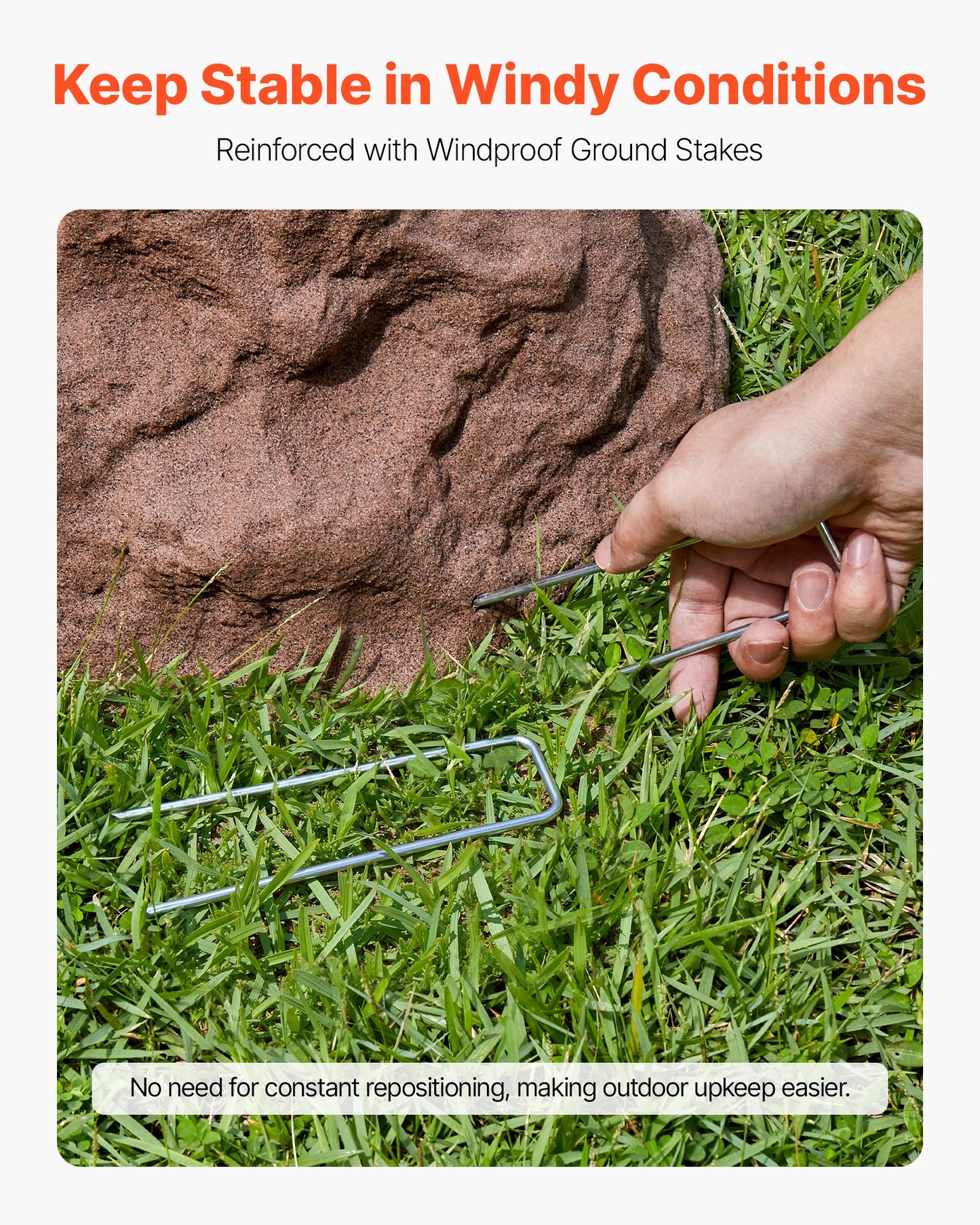Faux Rock Cover, Outdoor Fake Rock Well Pump Cover, Realistic Natural Texture, Lightweight & Weather-Resistant Polyresin Artificial Boulder for Landscaping Garden Yard Décor, Brown, Small Size