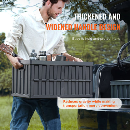 Collapsible Storage Bins with Lids, 65L 3 Packs, Folding Plastic Stackable Utility Crates with Handles, Large Heavy Duty Containers for Clothes, Toys, Books, Snack, Shoes, and Grocery Organizing