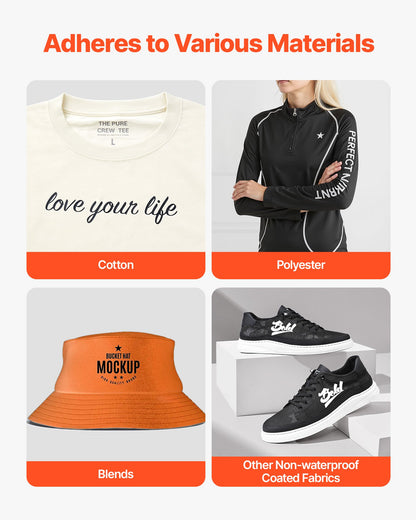 Heat Transfer Vinyl, 304.8 x 7260mm, Glossy Black HTV Iron on Vinyl Roll, Easy to Cut and Weed, Strong Adhesion, Compatible with Cutting Machines, for Various Materials, T-shirts, Pillows, Hats