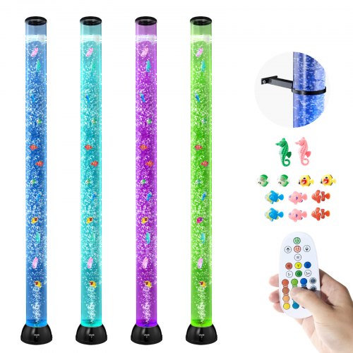 Bubble Tube Lamp 16 Color 150 cm Sensory Aquarium Lamp for Relief Calming
