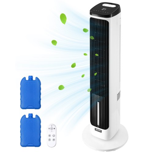 Tower Fan, 23.3ft/s Velocity Quiet Floor Fan, 70° Oscillating Fans for Indoors with 9 Speeds, 4 Modes, 24H Timer, Portable Standing Bladeless Fan with Remote Control for Bedroom, Office, Home