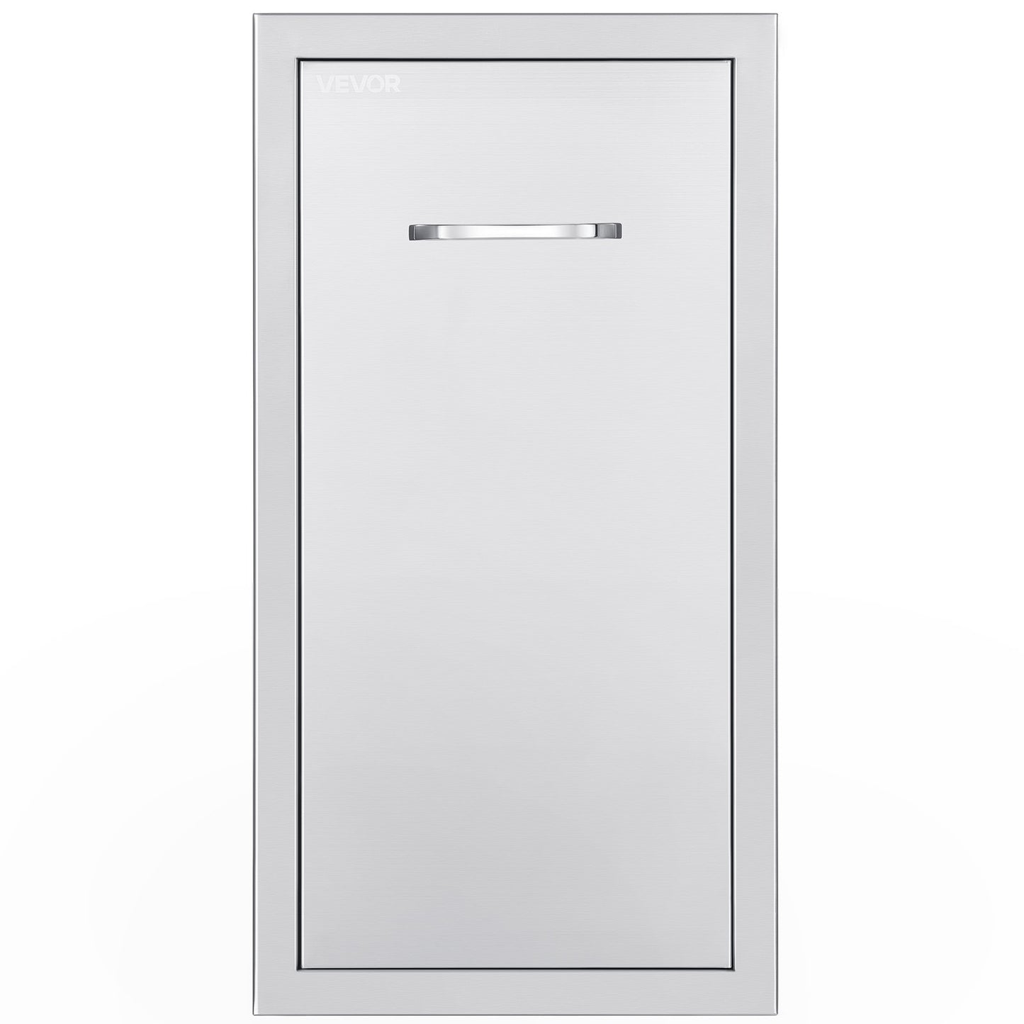 Soplåda för utomhuskök, 33,5 cm B x 49,6 cm D x 61,8 cm H Invändig förvaring, mångsidiga utekökslådor i rostfritt stål, maxkapacitet per våning, 22,5 kg, för utomhuskök med grillö