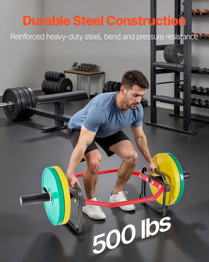 Trap Bar Hex Bar, 50 mm sexkantsstång, 240 kg kapacitet för axelremsstänger, tyngdlyftnings- och styrketräningsutrustning, hemmagym för knäböj, marklyft, axelpress, röd