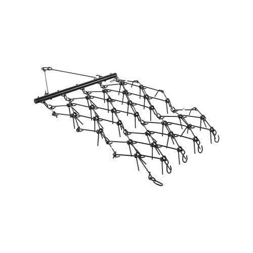 Drag Harrow, 4 ft x 5.6 ft Durable Chain Harrow with 80 Sharp Teeth, Suitable for ATV UTV Tractor, Ideal for Soil Preparation, Seeding, Smoothing Landscapes, and Yard Gravel Driveway Maintenance