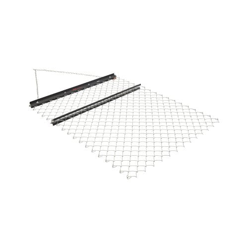 Drag Harrow, 4 x 5 ft Chain Harrow - Made from Q235 Steel, UTV Tractor Attachments for Landscape Leveling or Sod Prepping, Durable Harrow Rake for Gravel Driveway, Farm Field Garden Black