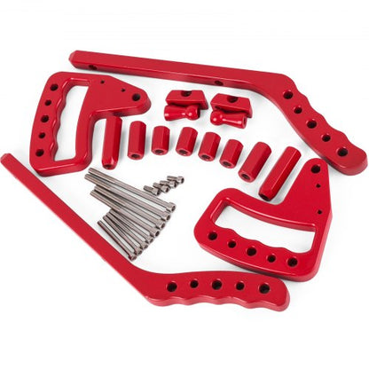 Hand Grips Front Rear Compatible with 2007-2017 Jeep Wrangler JK New