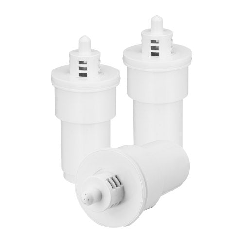 Pitcher Water Filter Replacements, 3-pack 5-stage Water Filter for Pitchers and Dispensers, No BPA, Last 3 Months or 40 Gallons, Reduce Limescale, Lead, Chlorine, for Water Filter Pitcher 6216