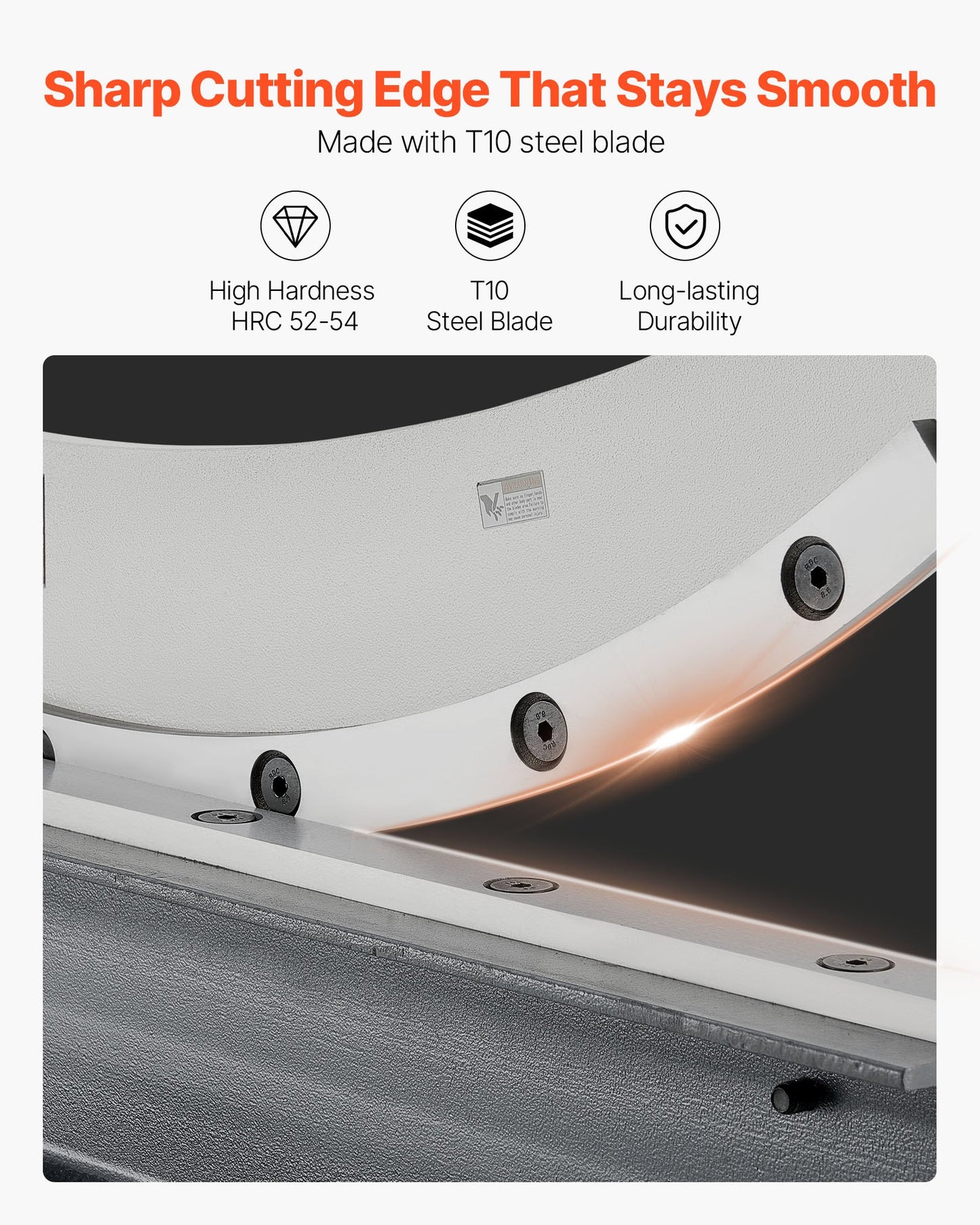 Guillotine Shear, 500 mm Bed Width Benchtop Cutter, Manual Hand Plate Shear for Metal Sheet Processing, with Q235 Material, High Precision, Stand, for PCB, Aluminum, Steel, Copper, Plastic