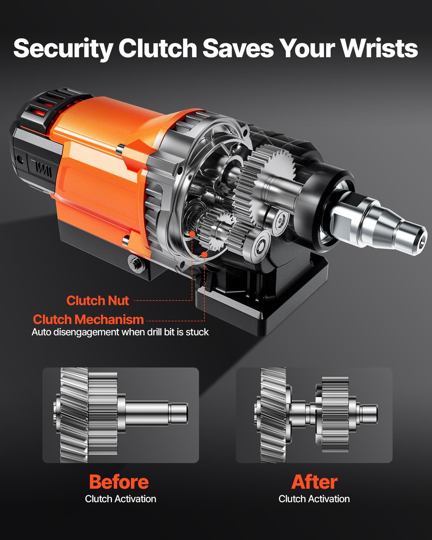 Diamantkärnborrmaskin, 20-200 mm borrdiameter, stativmonterad torr- och våtkärnborrrigg för betong med 8 borrkronor, 850 varv/min hastighet, UNC1 1/4-7 gänga, för betong, tegelsten, 3000 W