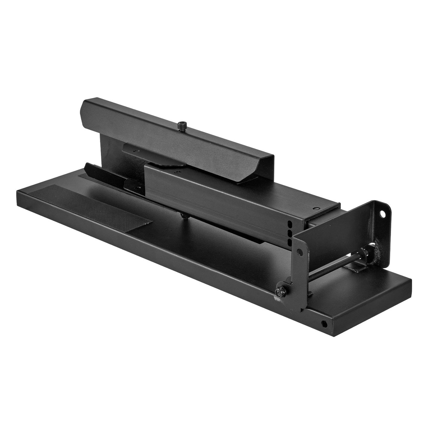 Stegeutjämnare, 23,4 L x 11,4-18 tum H stödyta, stegeutjämnningsverktyg i stål, hopfällbar trappstege, lättanvänd trappstegestabilisator, tillbehör till förlängningsstege för ojämn mark