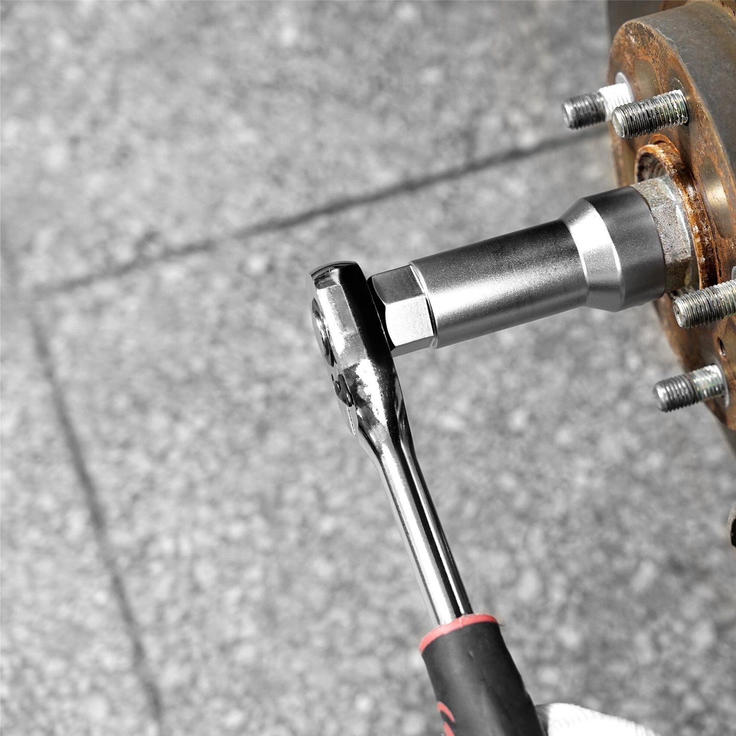 10-Piece Axle Spindle Thread Chaser Set, Metric M20 M22 M24 and UNF 13/16" 3/4" Thread Restorer Tool, Rethreading Tool Kit with Extension Bar, Hex Wrench, Storage Case, for Damaged Axle Spindles