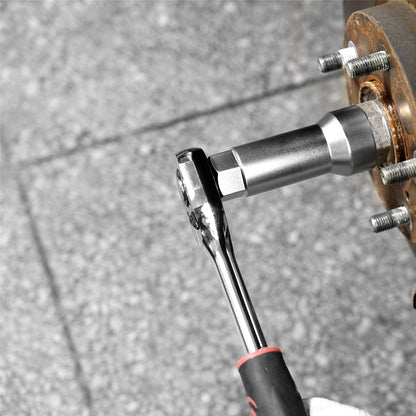 10-Piece Axle Spindle Thread Chaser Set, Metric M20 M22 M24 and UNF 13/16" 3/4" Thread Restorer Tool, Rethreading Tool Kit with Extension Bar, Hex Wrench, Storage Case, for Damaged Axle Spindles